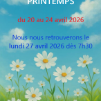 vacances printemps